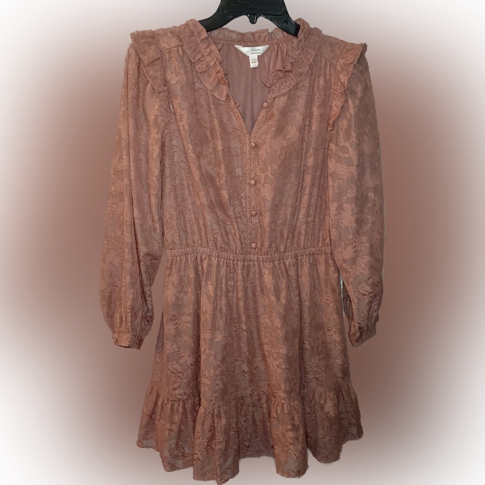 Lauren Conrad Floral Lace Dress
